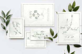 Download Natural Floral Wedding Invitation Suite - Wedding Collection